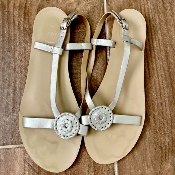 Jack Rogers Gold Mollie Sandals 7.5 - Picture 1 of 3